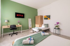 1 soverom, skrivebord, wi-fi og sengetøy