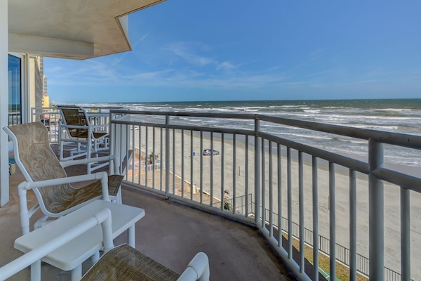 Enjoy beautiful sunrises and views from the spacious patio!
