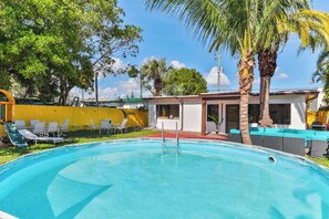 Alberca al aire libre 