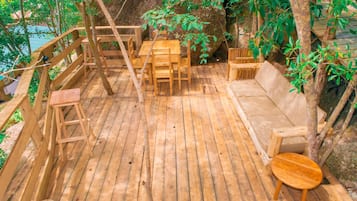 Double Room, Hill View | Terrace/patio