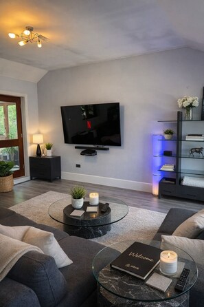 Living area - Beautiful Barn Conversion in Mid Devon (Lapford)