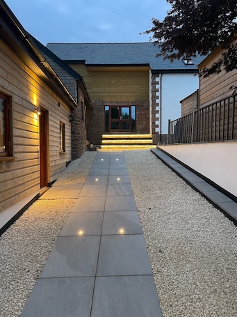 Property grounds. Beautiful cosy barn conversion in Mid Devon