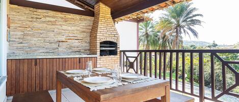 豪華獨棟房屋, 5 間臥室, 私人泳池 | 室外用餐