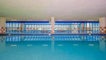 Indoor pool, a heated pool