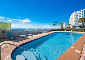 Indoor pool, a heated pool