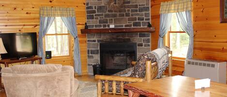 تلفزيون، مدفأة