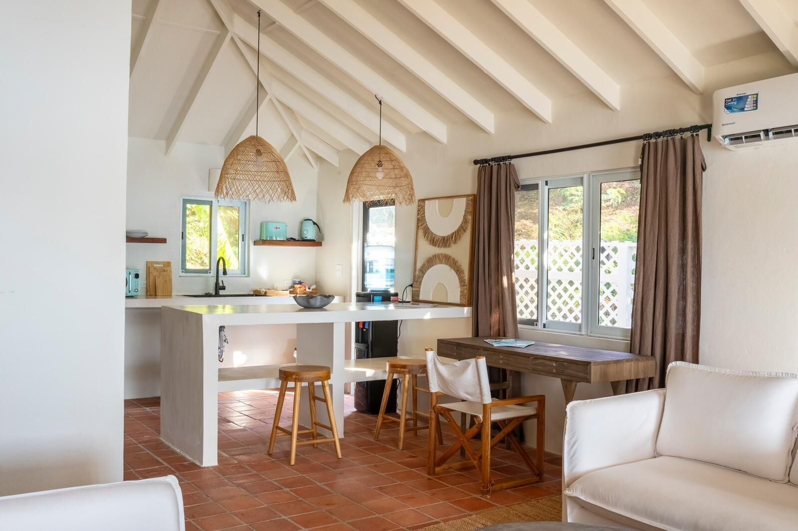 Deluxe-Ferienhaus, Meerblick | Wohnbereich