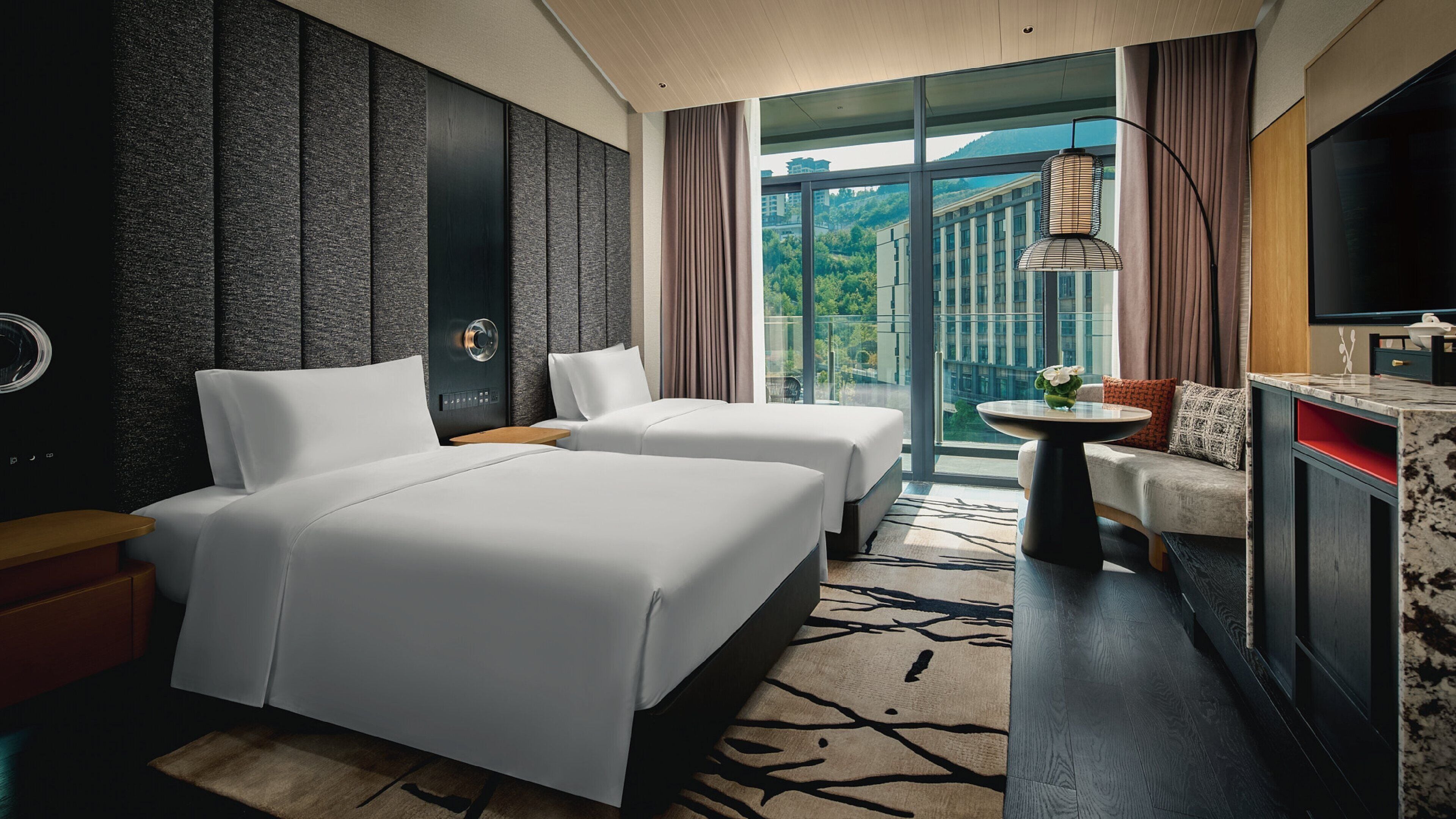 高级房 2张双人床 | 客房内保险箱、遮光窗帘、熨斗/熨衣板、免费婴儿床