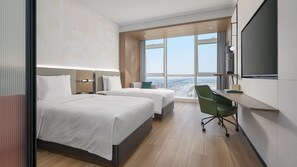Free WiFi, bed sheets - EVEN Hotel Wuhan Airport Zone by IHG (Wuhan)