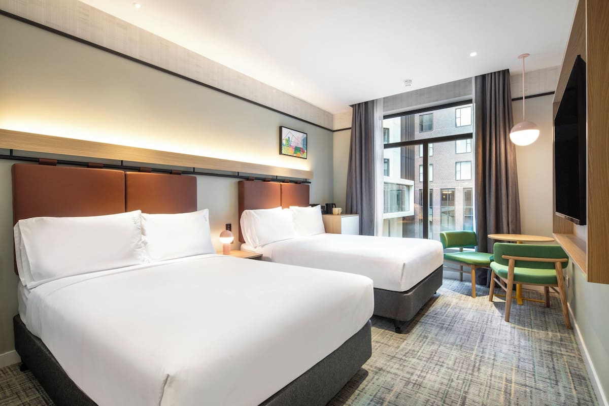 Standard Room, 2 Double Beds, Courtyard View | 1 bedroom, desk, free cots/infant beds, free WiFi