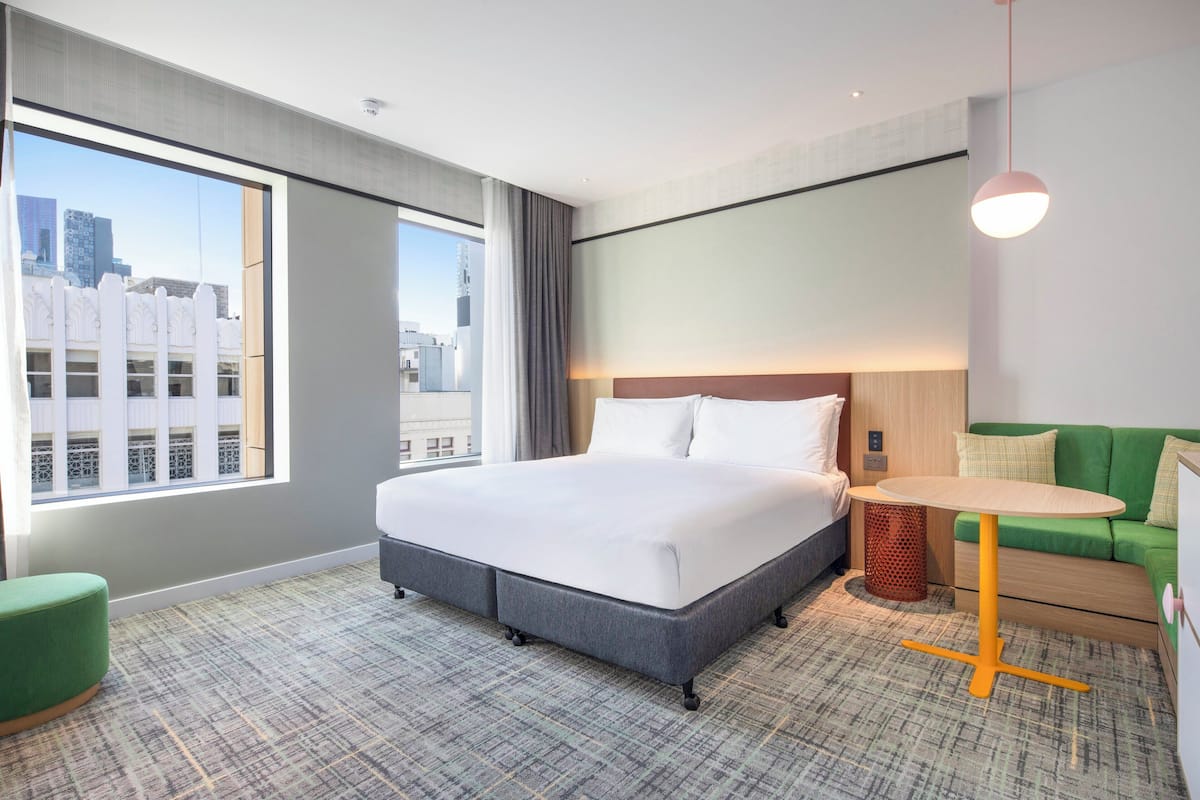 Suite, 1 King Bed, City View | Desk, free cribs/infant beds, free WiFi, bed sheets