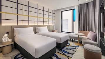 Frigobar, berços grátis, Wi-Fi de cortesia, roupa de cama