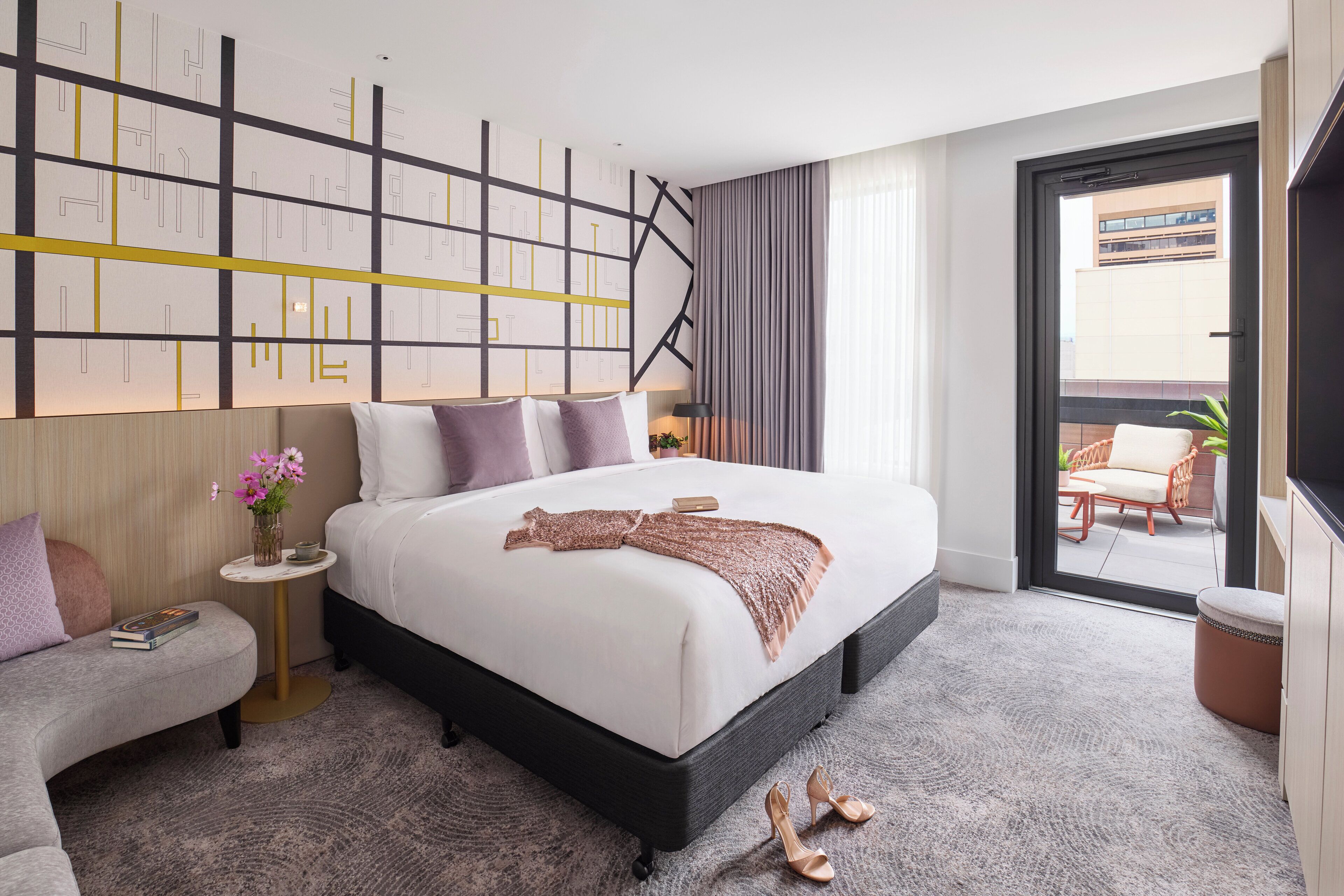 Suite, 1 habitación, vista a la ciudad (High Floor) | Minibar, cunas gratuitas, wifi gratis y ropa de cama 