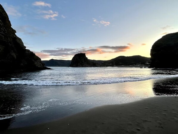 Beach nearby - The Waterfall House (Piha)
