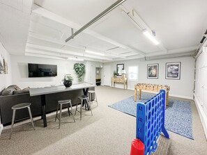 Games room - Spacious Comfy Evansville Home w/ Patio, Foosball & Yard Sleeps 8 (Evansville)
