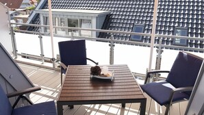 Outdoor dining - Dream Penthouse 1 Comfortable Holiday Residence (Norden)