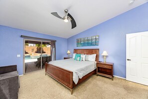 4 bedrooms, desk, iron/ironing board, free WiFi