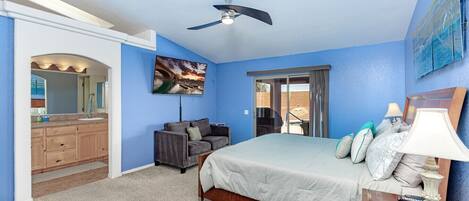 4 bedrooms, desk, iron/ironing board, free WiFi