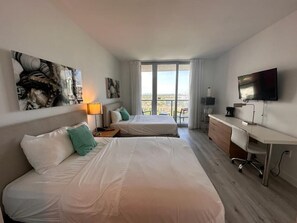 1 bedroom, desk, iron/ironing board, WiFi