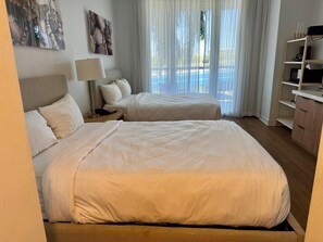 1 غرفة نوم ومكتب ومكواة/لوح كي وواي فاي