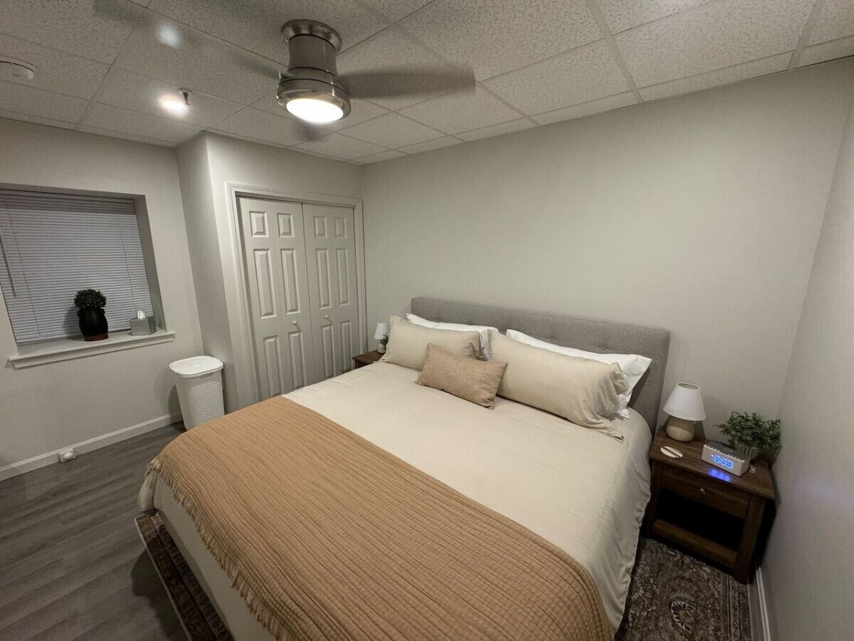 1 chambre, fer et planche à repasser, Wi-Fi, draps fournis