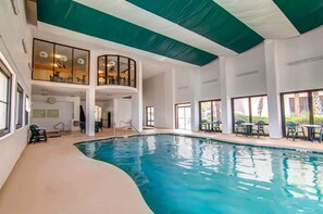 Indoor pool, a heated pool