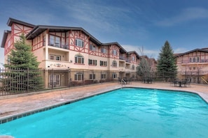 Indoor pool, a heated pool