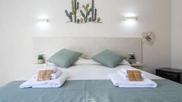 1 bedroom, travel crib, WiFi, bed sheets