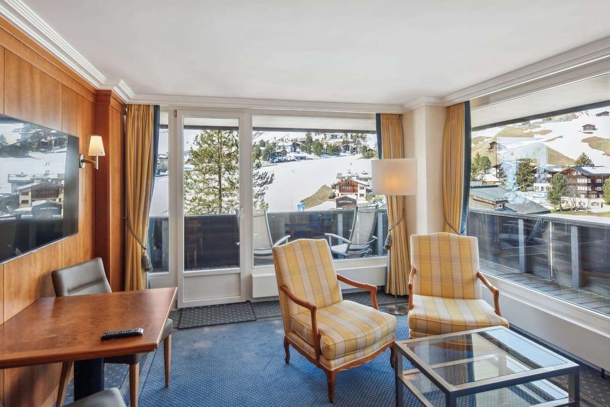 Suite, Balcony, Mountain View | 1 bedroom, desk, laptop workspace, blackout drapes
