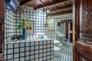 Een douche, een haardroger, een bidet