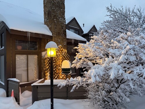 Seven Springs ski in, ski out two bedroom and loft for year round fun.