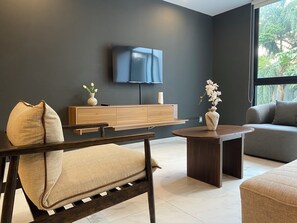 Living area - Japandi 2 BedRoom / Daily Cleaning (guadalajara)