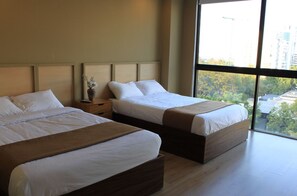 Desk, iron/ironing board, WiFi, bed sheets