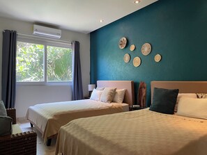 2 bedrooms, desk, free WiFi, bed sheets