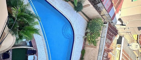 Studio, 1 Bedroom, Smoking, Balcony | Pool | Outdoor pool