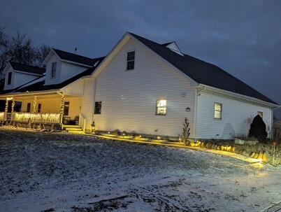 The Robins Nest near Frankenmuth is spacious basement apartment.