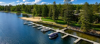 Lakefront Home on the Whitefish Chain - Outdoor Pool, Pickleball Courts and More