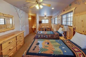 4 bedrooms, iron/ironing board, travel cot, WiFi