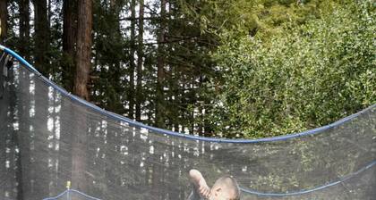 Glamping Tipi in the Redwood Forest