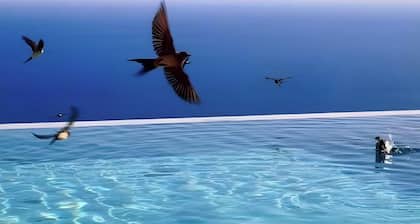 Apartment 'Kaladi Rock' with Sea View, Shared Pool and Wi-Fi