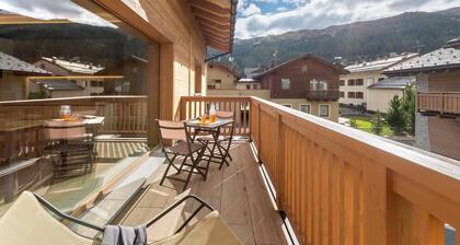 Ferienwohnung 'Sbuffo Livigno' mit Bergblick, privater Terrasse und WLAN