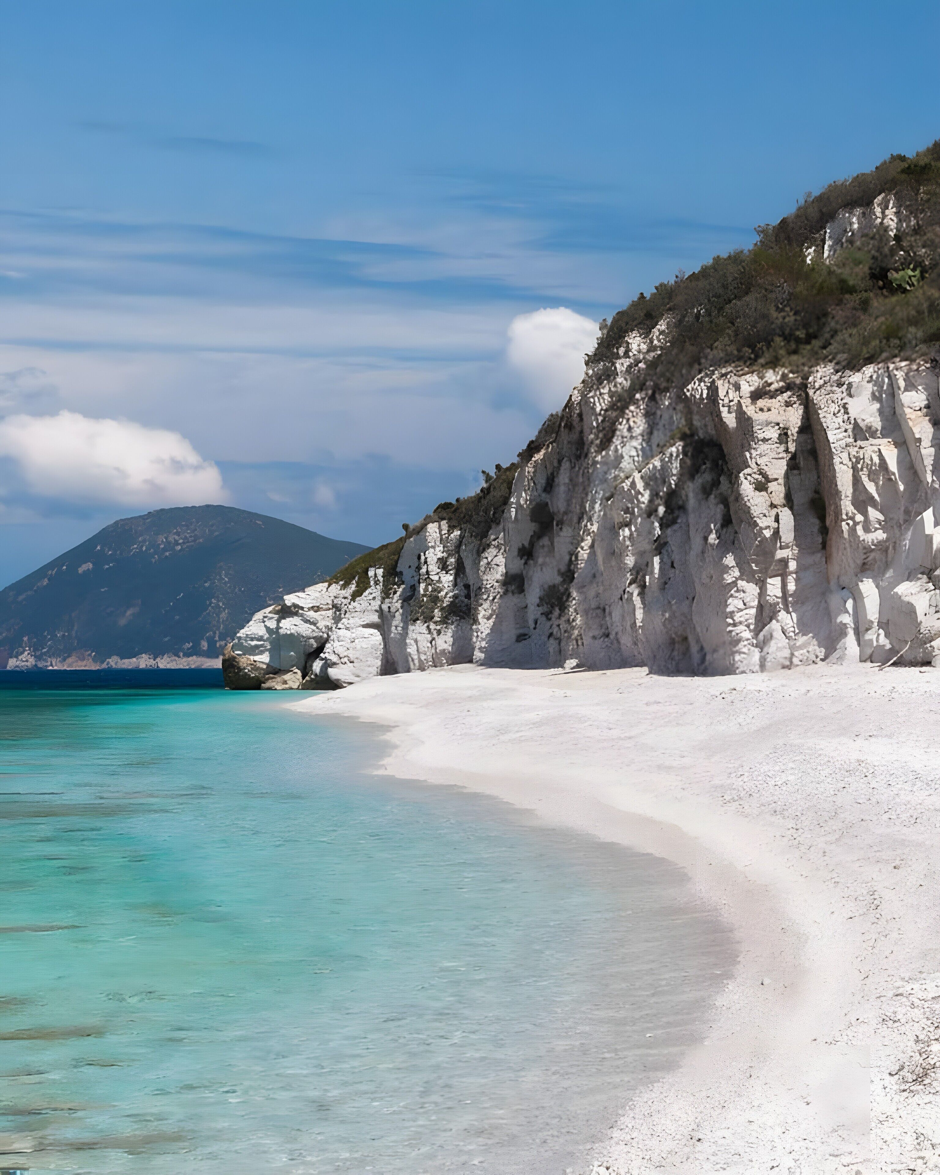 Una spiaggia nelle vicinanze