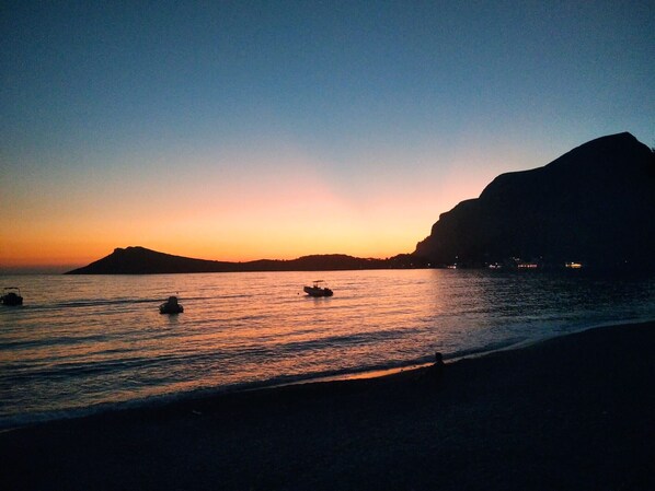 Accommodatie ligt op het strand