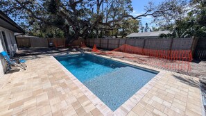 Outdoor pool - 3-bedroom, 3 bath house w/ POOL in fabulous Sarasota with AC, WiFi (Sarasota)