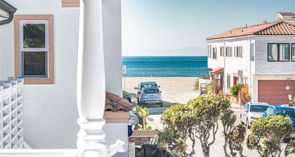 Roomy Vacation Home Steps from the Beach | Large Patio w/ Firepit and Ocean Views | Walk to it All!