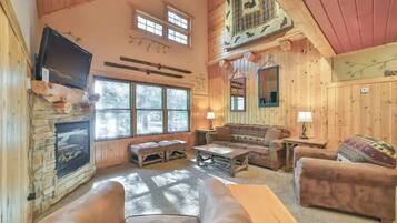 TV, fireplace, DVD player, table tennis