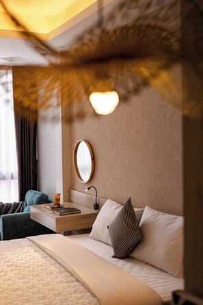 Apartamento Deluxe, vistas a la ciudad | 1 dormitorio, escritorio, espacio para trabajar con un portátil