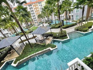 Appart'hôtel Deluxe, 1 grand lit et 1 canapé-lit, non-fumeur | Vue de la chambre