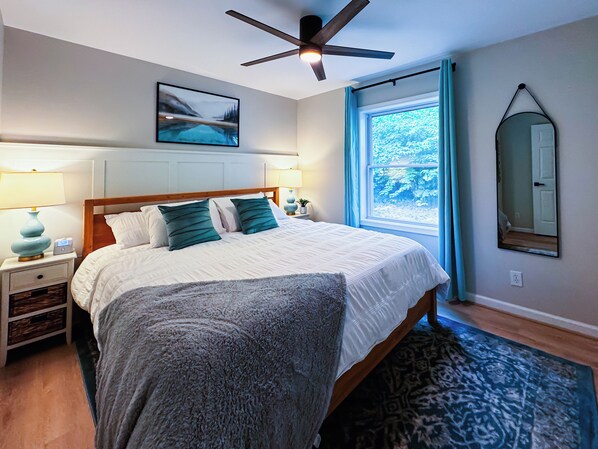 4 chambres, Wi-Fi, literie fournie