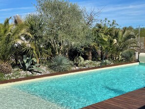 Pool - Large Touraine house with swimming pool Near A10, Private park, Hammam (Sorigny)